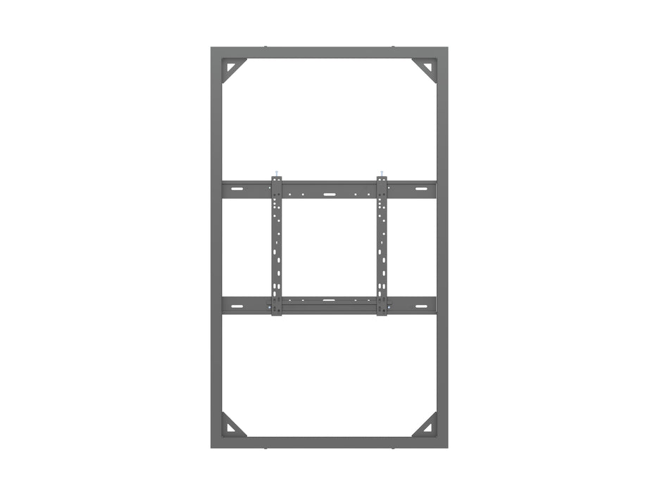 Multibrackets M Pro Series Enclosure 65" High Brightness Wall Medium Black Signage Display Enclosures Multibrackets