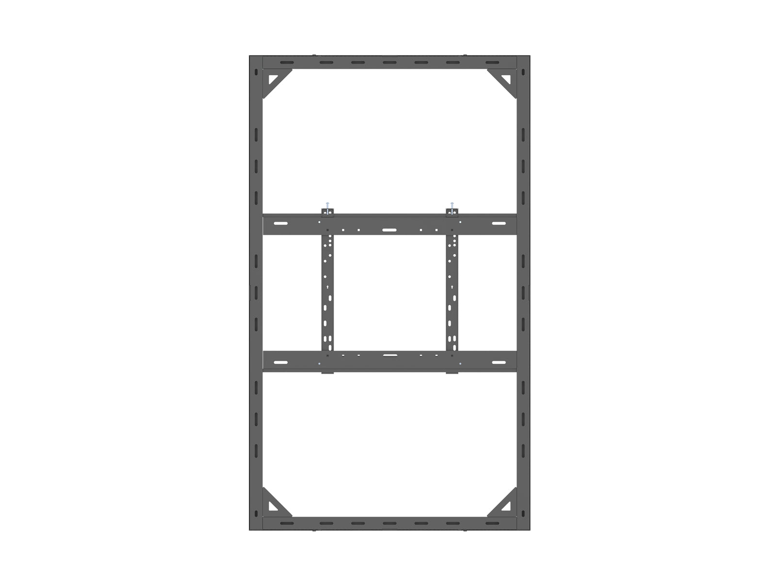 Multibrackets M Pro Series Enclosure 65" High Brightness Wall Medium Black Signage Display Enclosures Multibrackets