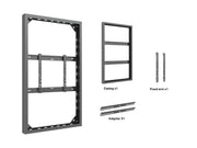 Multibrackets M Pro Series Enclosure 65" High Brightness Wall Medium Black Signage Display Enclosures Multibrackets