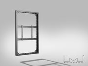 Multibrackets M Pro Series Enclosure 65" High Brightness Wall Medium Black Signage Display Enclosures Multibrackets