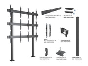 Multibrackets MBFM2x3U M Floorstands Column Pro - (32"-65") Floor Stand Multibrackets
