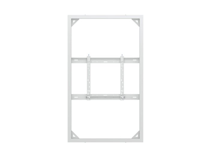 Multibrackets M Pro Series Enclosure 65" High Brightness Wall Medium White Signage Display Enclosures Multibrackets