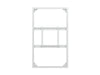 Multibrackets M Pro Series Enclosure 65" High Brightness Wall Medium White Signage Display Enclosures Multibrackets
