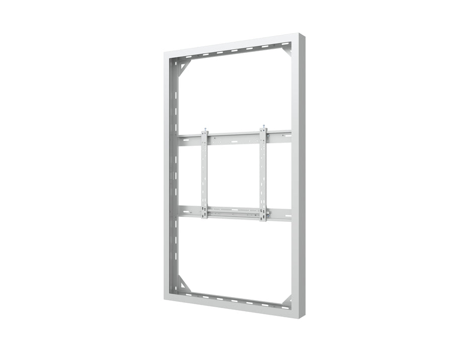 Multibrackets M Pro Series Enclosure 65" High Brightness Wall Medium White Signage Display Enclosures Multibrackets