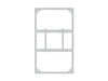 Multibrackets M Pro Series Enclosure 65" High Brightness Wall Medium White Signage Display Enclosures Multibrackets
