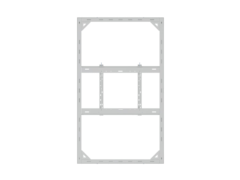 Multibrackets M Pro Series Enclosure 65" High Brightness Wall Medium White Signage Display Enclosures Multibrackets