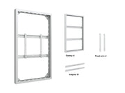 Multibrackets M Pro Series Enclosure 65" High Brightness Wall Medium White Signage Display Enclosures Multibrackets