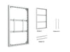 Multibrackets M Pro Series Enclosure 65" High Brightness Wall Medium White Signage Display Enclosures Multibrackets