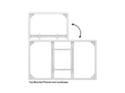 Multibrackets M Pro Series Enclosure 65" High Brightness Wall Medium White Signage Display Enclosures Multibrackets