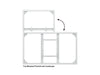 Multibrackets M Pro Series Enclosure 65" High Brightness Wall Medium White Signage Display Enclosures Multibrackets