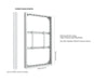Multibrackets M Pro Series Enclosure 65" High Brightness Wall Medium White Signage Display Enclosures Multibrackets