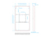 Multibrackets M Pro Series Enclosure 65" High Brightness Wall Medium White Signage Display Enclosures Multibrackets