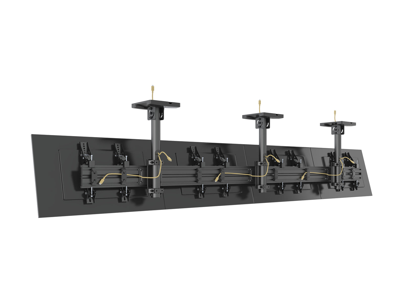 Multibrackets M Menu Board Pro 4-Screen Ceiling Mount For 32"-50" Screen | VESA 300x300 Ceiling Mount Bracket Multibrackets