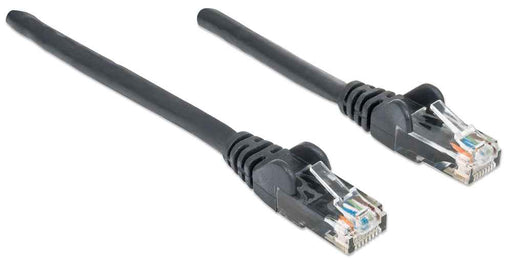 Intellinet Cat6 0.5m Black CCA U/UTP PVC RJ45 Network Patch Cable | 342032 Ethernet Cable Intellinet