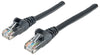Intellinet Cat6 2m Black CCA U/UTP PVC RJ45 Network Patch Cable | 342063
