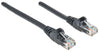 Intellinet Cat6 3m Black CCA U/UTP PVC RJ45 Network Patch Cable | 342070