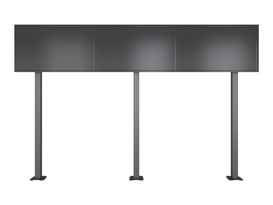 Multibrackets MBFM3x1U 3x1 Single-Sided Video Wall Stand For 32"-65" Screens Floor Stand Multibrackets