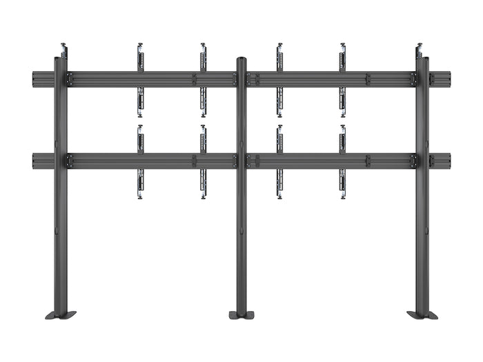 Multibrackets MBFM3x2U 3x2 Double-Sided Video Wall Floor Stand For 32"-65" Screens Floor Stand Multibrackets