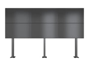 Multibrackets MBFM3x2U 3x2 Double-Sided Video Wall Floor Stand For 32"-65" Screens Floor Stand Multibrackets