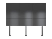 Multibrackets MBFM3x3U Triple-Sided 3x3 Video Wall Stand For 32"-65" Screens Floor Stand Multibrackets