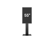 Multibrackets M Pro Series - Enclosure 55" Kiosk Black Signage Display Enclosures Multibrackets