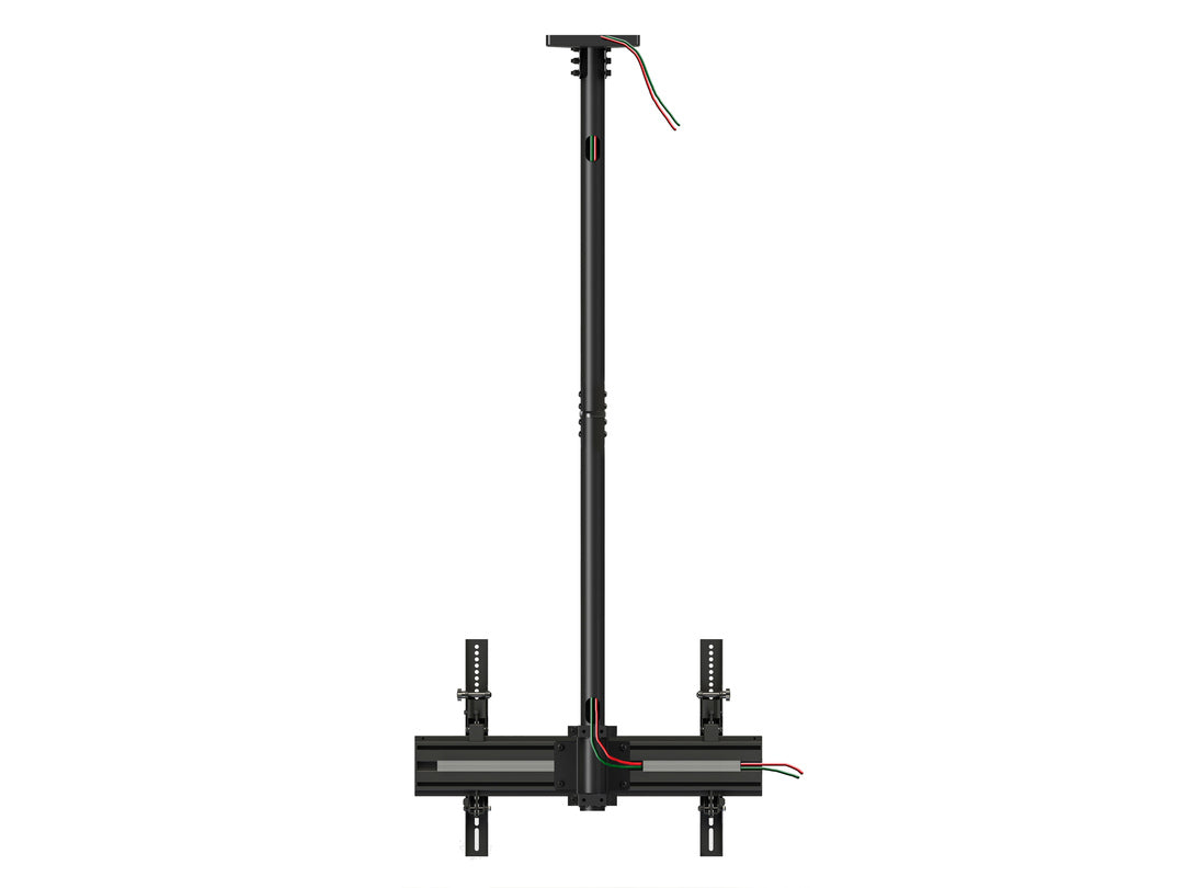 Multibrackets 40” - 65" - 1.5m Pole Single Side Display Ceiling Mount Pro Ceiling Mount Bracket Multibrackets