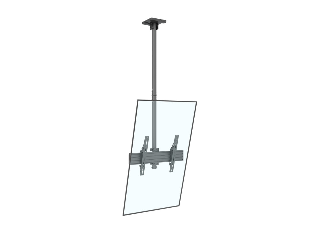 Multibrackets 40” - 65" - 1.5m Pole Single Side Display Ceiling Mount Pro Ceiling Mount Bracket Multibrackets
