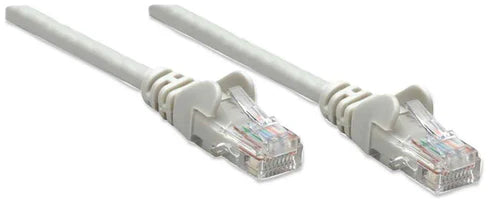 Intellinet Cat5e 20m Grey CCA U/UTP PVC RJ45 Network Patch Cable | 345033 Ethernet Cable Intellinet