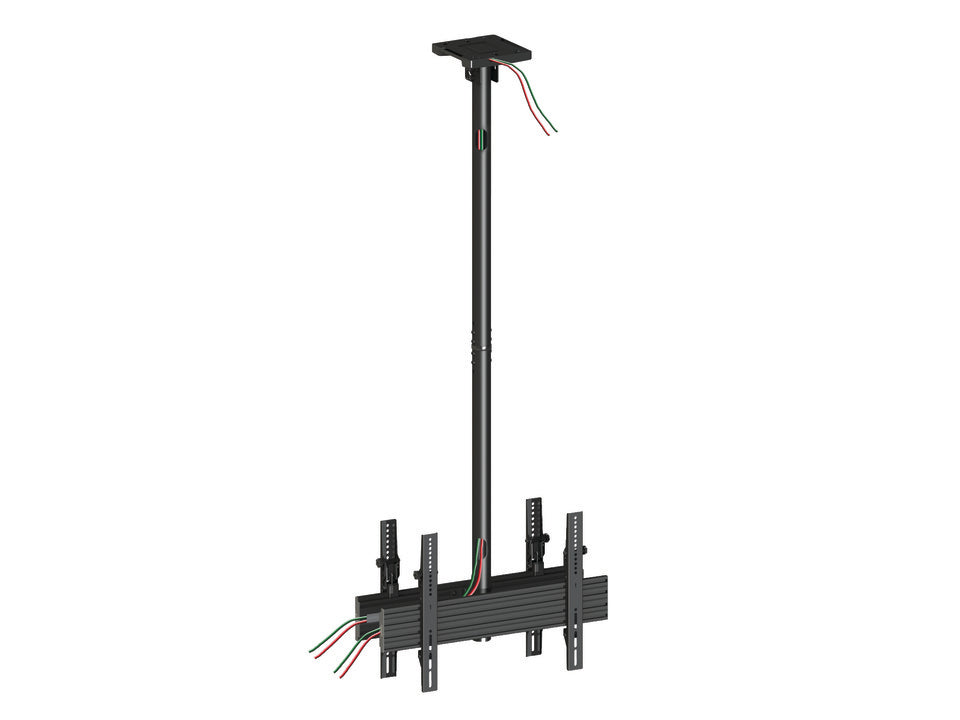 Multibrackets 42"-75" MBC1UX2 1.5m Pole Display Ceiling Mount Pro For 2 Screens Ceiling Mount Bracket Multibrackets