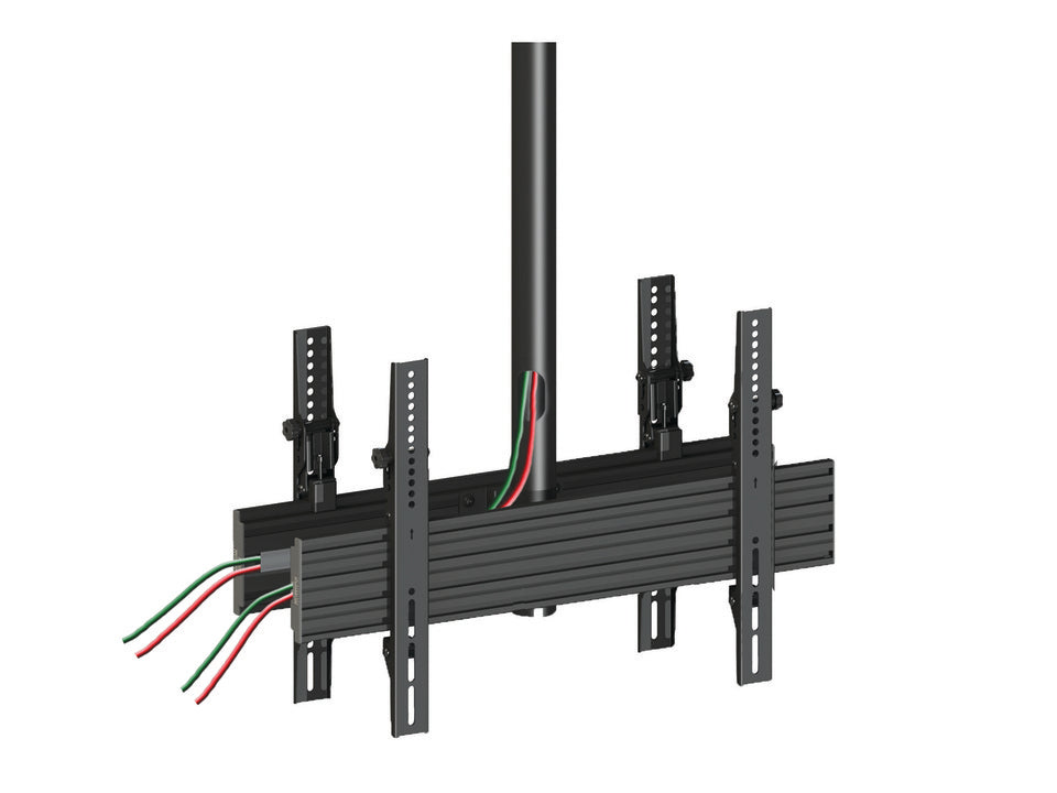 Multibrackets 42"-75" MBC1UX2 1.5m Pole Display Ceiling Mount Pro For 2 Screens Ceiling Mount Bracket Multibrackets