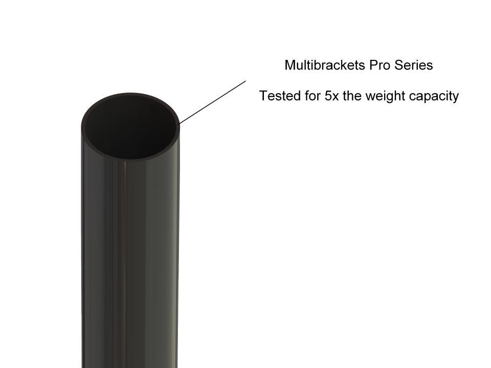 Multibrackets 42"-75" MBC1UX2 1.5m Pole Display Ceiling Mount Pro For 2 Screens Ceiling Mount Bracket Multibrackets
