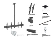 Multibrackets MBC2X1U Display Ceiling Mount Pro | 7350073733460 Ceiling Mount Bracket Multibrackets