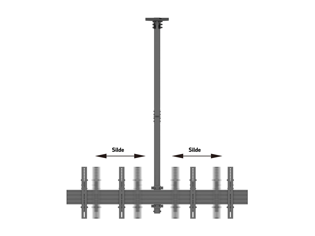 Multibrackets MBC2X1U Display Ceiling Mount Pro | 7350073733460 Ceiling Mount Bracket Multibrackets