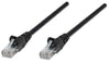Intellinet Cat5e 0.25m Black CCA U/UTP PVC RJ45 Network Patch Cable | 347440