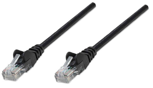 Intellinet Cat5e 0.25m Black CCA U/UTP PVC RJ45 Network Patch Cable | 347440 Ethernet Cable Intellinet