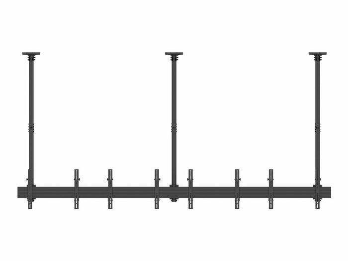 Multibrackets 40” - 65" MBC4X1U Ceiling Mount for 4 Screens | 3m Pole Ceiling Mount Bracket Multibrackets