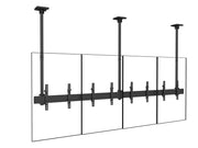 Multibrackets 40” - 65" MBC4X1U Ceiling Mount for 4 Screens | 3m Pole Ceiling Mount Bracket Multibrackets