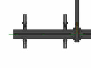 Multibrackets 40” - 65" MBC4X1U Ceiling Mount for 4 Screens | 3m Pole Ceiling Mount Bracket Multibrackets