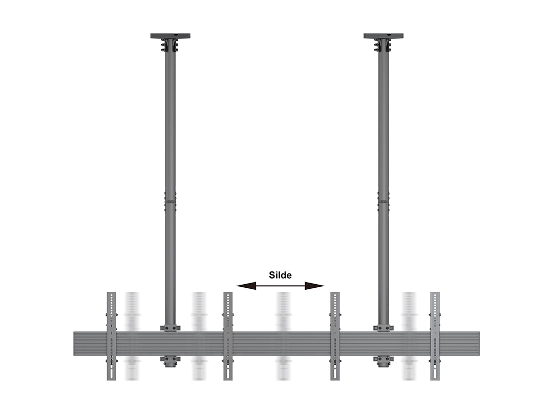 Multibrackets MBC2X1U2 Display Ceiling Mount Pro Ceiling Mount Bracket Multibrackets