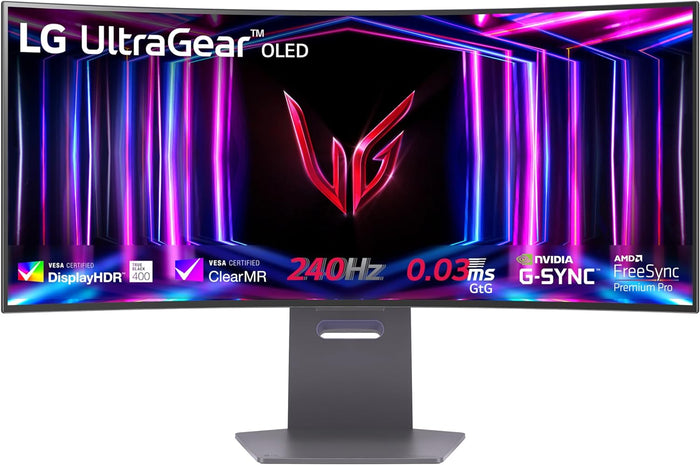 LG UltraGear 34GS95QE-B 34" 240Hz Curved WQHD OLED Gaming Monitor Gaming Monitor LG