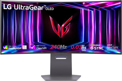 LG UltraGear 34GS95QE-B 34" 240Hz Curved WQHD OLED Gaming Monitor Gaming Monitor LG