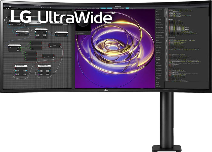 LG 34" Curved UltraWide™ Ergo Quad HD Monitor | 34WP88CN-B Desktop Monitor LG