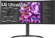 LG 34" Curved UltraWide™ Quad HD Monitor | 34WQ75C-B Desktop Monitor LG