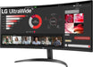 LG 34" VA 100Hz UltraWide QHD Curved Monitor - Black | 34WR50QK-B.AEK Gaming Monitor LG