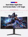 Koorui 34E6uC 34" 165Hz Refresh Rate - 1Ms Response QWHD Gaming Monitor (Open Boxed) Desktop Monitor Koorui