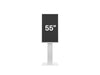 Multibrackets M Pro Series Enclosure 55" Kiosk White Signage Display Enclosures Multibrackets