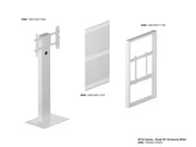Multibrackets M Pro Series Enclosure 55" Kiosk White Signage Display Enclosures Multibrackets
