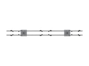 Multibrackets MBC3X1U2 Display Ceiling Mount Pro Ceiling Mount Bracket Multibrackets