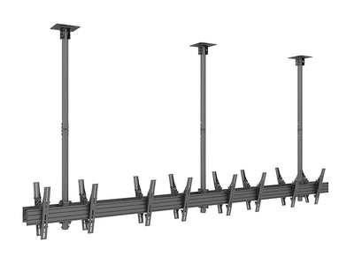Multibrackets 40"-65" MBC4X1U2 Dual-Side Ceiling Mount with 3m Extension for 8 Screens Ceiling Mount Brackets Multibrackets
