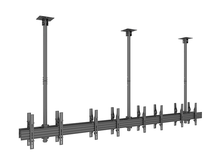 Multibrackets 40"-65" MBC4X1U2 Dual-Side Ceiling Mount with 3m Extension for 8 Screens Ceiling Mount Bracket Multibrackets